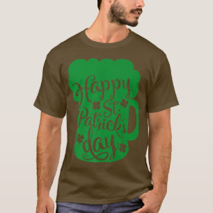 ビールインクルードオーバーハッピーサンパトリックのデイパット Tシャツ