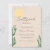 ビールウィザヴェールバチェロレッテ週末のスコッツデール 招待状 (正面)