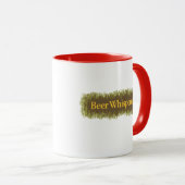 ビールウィスパーラー文字コーヒーマグ マグカップ (正面右)