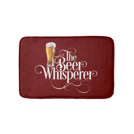 ビールウィスパーラー（白）バスマット バスマット (正面)