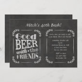 ビールウィズフレンズ招待状 招待状 (正面/裏面)