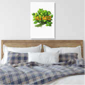 ビールウィードはっきりしたおもしろい- Cilantro キャンバスプリント (インサイチュ (寝室))