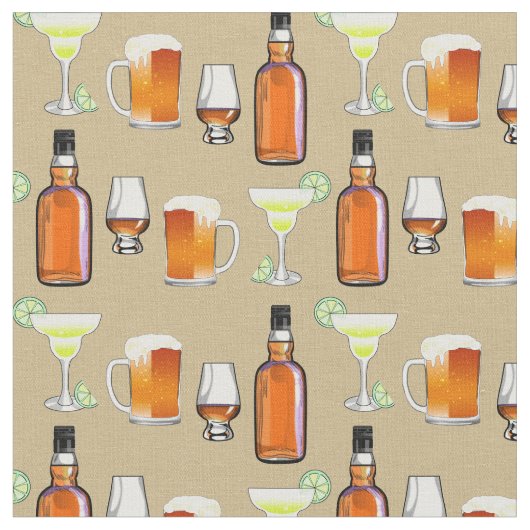 ビールウイスキーとリネンのカクテル ファブリック (クローズアップ)