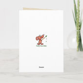 ビールエールおもしろいブラザー誕生日グッドタイム カード (裏面)