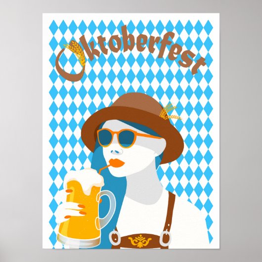 ビールオクトーバーフェストポスター ポスター (正面)