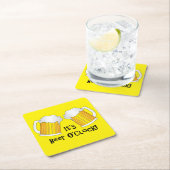 ビールオクロックおもしろい誕生日パーティーBBQコースター スクエアペーパーコースター (インサイチュ)