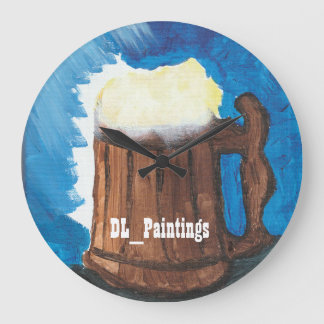 ビールオクロック！ ラージ壁時計