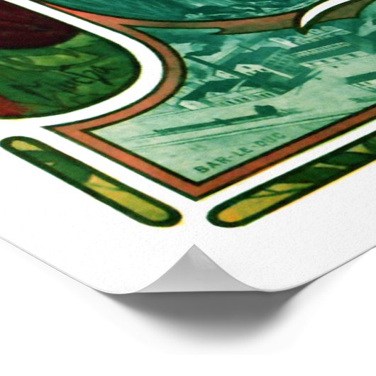 ビールオブザメユーアルフォンスミュシャファインアート ポスター (角)