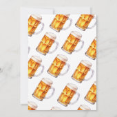 ビールオムツパーティーベビーシャワー 招待状 (裏面)