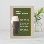 ビールオン荷車を引く招待状 招待状 (スタンド正面)