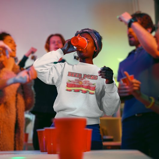 ビールカスタマイズポンチャンピオンカップポンボール スウェットシャツ