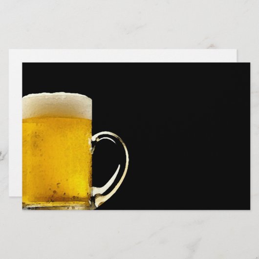 ビールカスタマイズ文具 便箋 (正面/裏面)