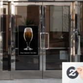 ビールカスタムの文字ガラス ウィンドウサイン (オフィスドア)