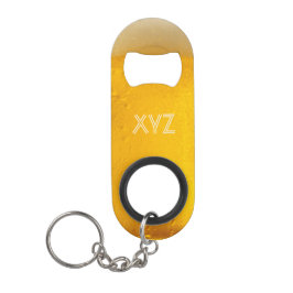 ビールカスタムモノグラムボトルオープナー キーホルダー栓抜き