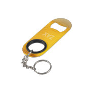 ビールカスタムモノグラムボトルオープナー キーホルダー栓抜き (裏面アングル)