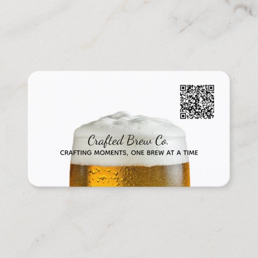 🍻ビールカスタムQR 名刺 (正面)