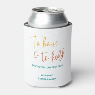 ビールカラフルを冷たく保して欲結婚しい 缶クーラー