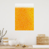 ビールカラフル ポスター (キッチン)