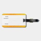 ビールカラフル ラゲッジタグ (裏面横)