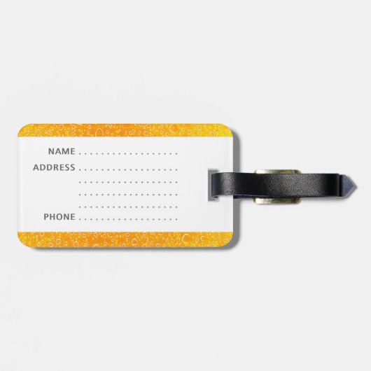 ビールカラフル ラゲッジタグ (裏面横)