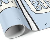 ビールカンイラストレーションレトロビールラバーデザイン ラッピングペーパー (ロールコーナー)