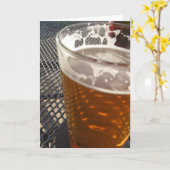 ビールカード カード (黄色い花)