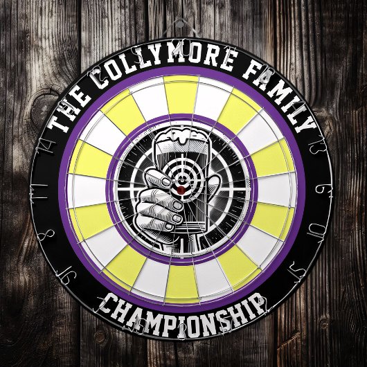 ビールガはっきりしたラスのターゲットアート ダーツボード