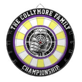 ビールガはっきりしたラスのターゲットアート ダーツボード (正面)