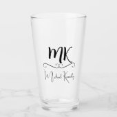 ビールガカスタムラス タンブラーグラス (正面)