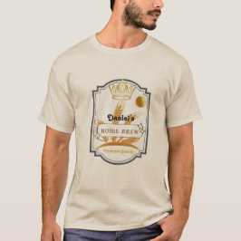 ビールガパーソナライズされたラス杯 Tシャツ