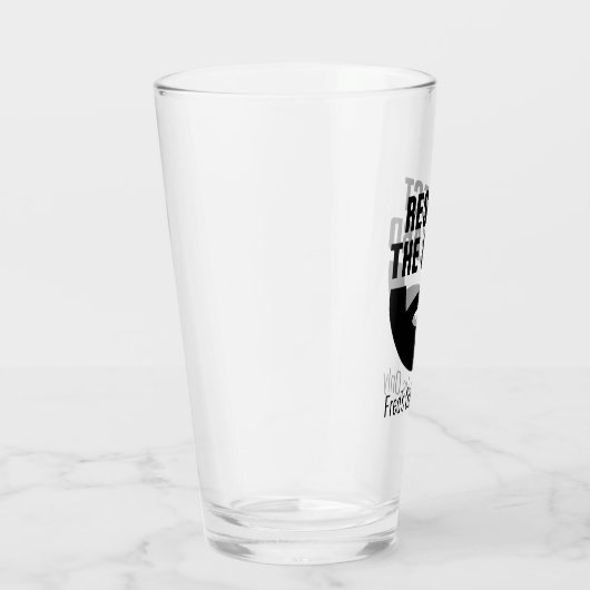 ビールガラスのあごひげおもしろいを尊敬す男性へる タンブラーグラス (右)