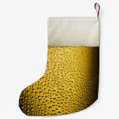 ビールガラスのクリスマスのストッキングの上で閉めて下さい スモールクリスマスストッキング (裏面)