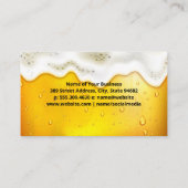 ビールガラスのロゴ | Froth 予約カード (裏面)