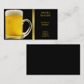 ビールガラスの名刺 名刺 (正面/裏面)