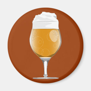 ビールガラスの磁石 マグネット
