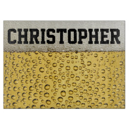 ビールガラスは個人化なります カッティングボード