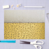 ビールガラスは個人化なります 薄葉紙 (クラフト)