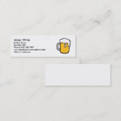 ビールガラス スキニー名刺 (正面/裏面)