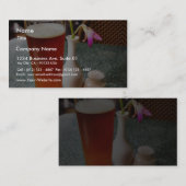 ビールガラス 名刺 (正面/裏面)