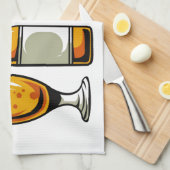 ビールキッチンタオルの時間 キッチンタオル (四つ折り)