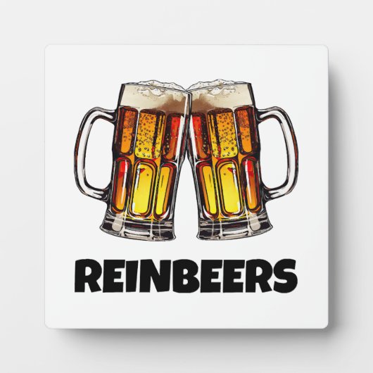 ビールクリスマスラインビール フォトプラーク (正面)