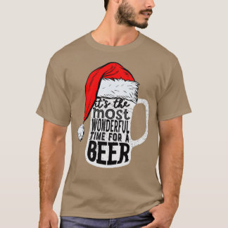 ビールクリスマスSで最も素晴らしい時間 Tシャツ