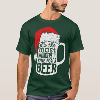 ビールクリスマスSで最も素晴らしい時間 Tシャツ
