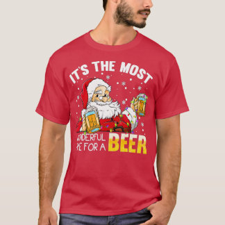 ビールクリスマスSで最も素晴らしい時間 Tシャツ