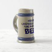 ビールクールおもしろいラブビールのパワー ビールジョッキ (正面左)