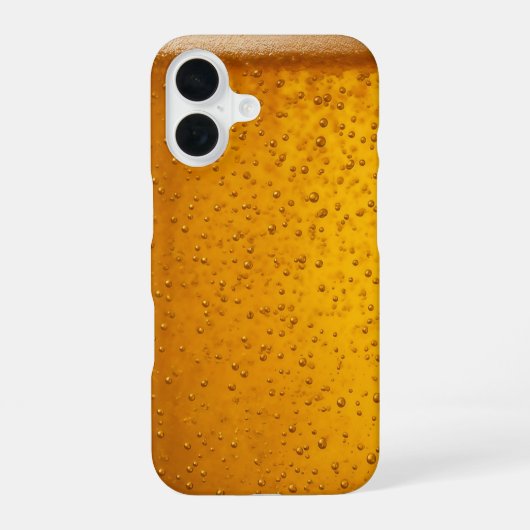 ビールグラスおもしろい写真 iPhone 16ケース (裏面)