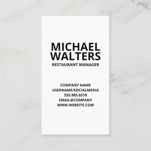 ビールグラスのトーストロゴ | Breweryアイコン 名刺 (裏面)