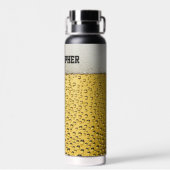 ビールグラスのパーソナライズ ウォーターボトル (背面)