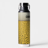 ビールグラスのパーソナライズ ウォーターボトル (正面)