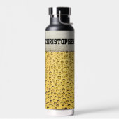 ビールグラスのパーソナライズ ウォーターボトル (左面)